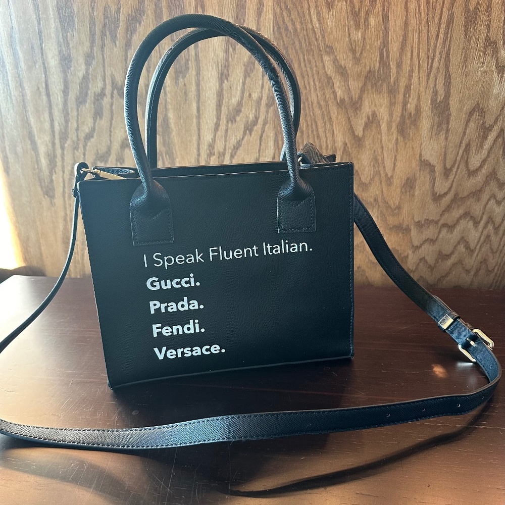 LA/TC I Speak Fluent Italian Mini Tote